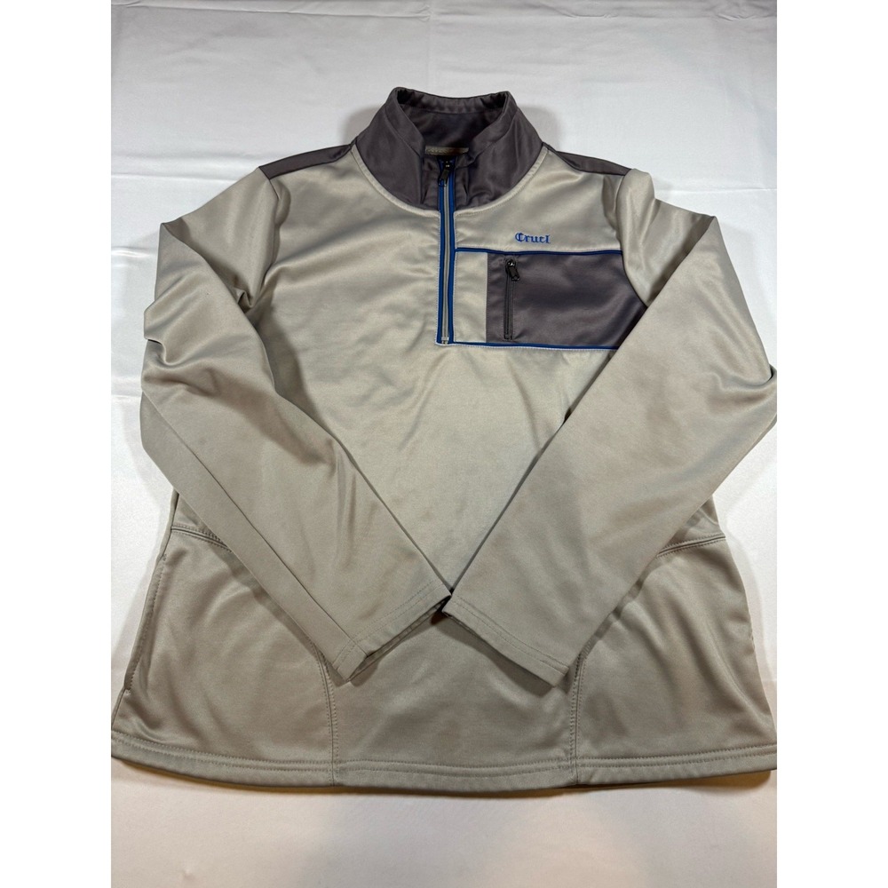Cruel Girl Qaurter Zip Pull Over Size Womans Large - Picture 1 of 5